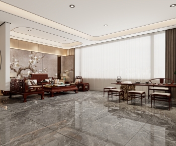 New Chinese Style Manager's Office-ID:149938117