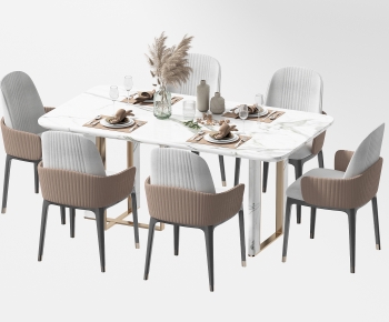 Modern Dining Table And Chairs-ID:514780041
