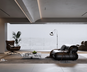 Modern Wabi-sabi Style A Living Room-ID:752759057