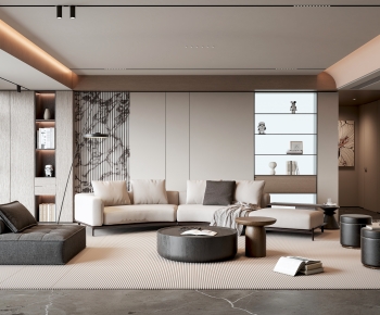 Modern A Living Room-ID:943857919