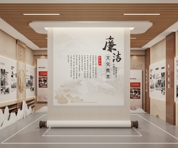 New Chinese Style Exhibition Hall-ID:575862887