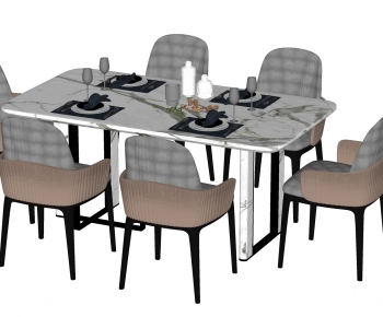 Modern Dining Table And Chairs-ID:810170896
