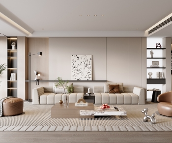 Modern A Living Room-ID:513175967