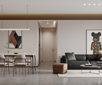 Modern A Living Room-ID:326610091