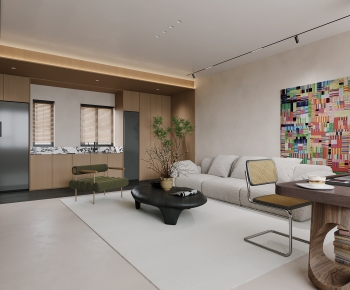 Wabi-sabi Style A Living Room-ID:561345101