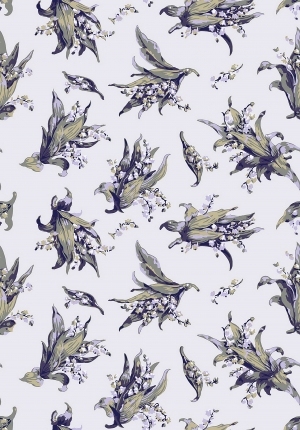 ModernAnimal And Plant Pattern Wallpaper