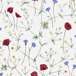 ModernAnimal And Plant Pattern Wallpaper