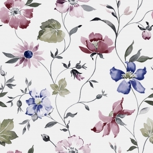 ModernAnimal And Plant Pattern Wallpaper