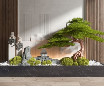 New Chinese Style Plant Landscaping-ID:533374071