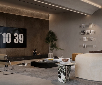 Modern Wabi-sabi Style A Living Room-ID:472119091