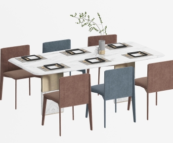 Modern Dining Table And Chairs-ID:599999436