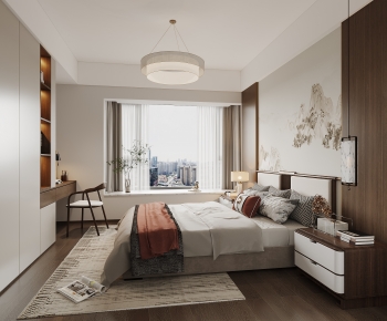 New Chinese Style Bedroom-ID:959156043