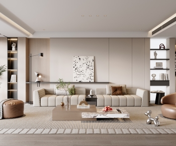 Modern A Living Room-ID:911766054
