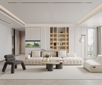Modern A Living Room-ID:876429086