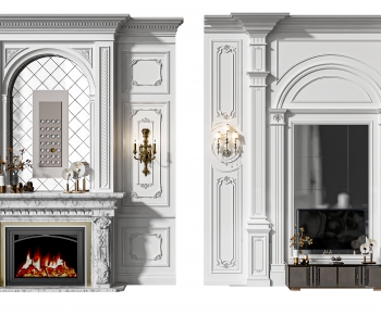 European Style Fireplace-ID:148539587