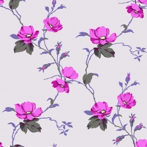 ModernAnimal And Plant Pattern Wallpaper