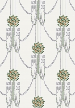 ModernAnimal And Plant Pattern Wallpaper