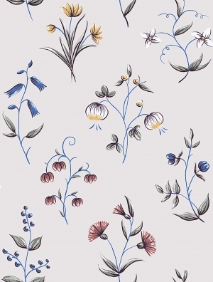 ModernAnimal And Plant Pattern Wallpaper