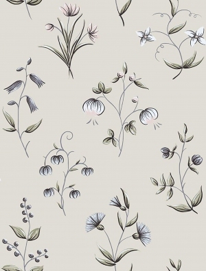 ModernAnimal And Plant Pattern Wallpaper