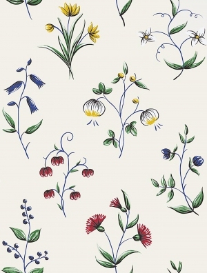 ModernAnimal And Plant Pattern Wallpaper