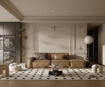 French Style A Living Room-ID:293034089