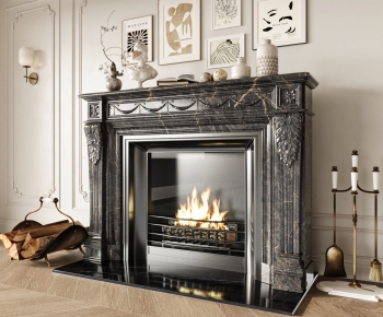 French Style Fireplace-ID:669250528