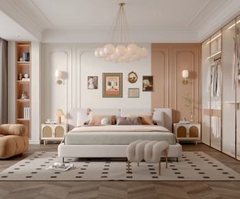 French Style Bedroom-ID:410707957