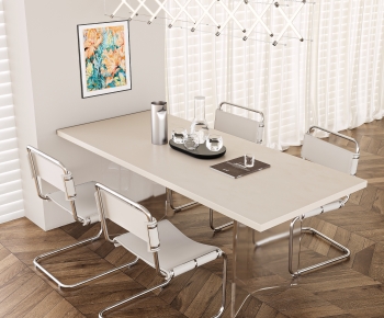 Modern Dining Table And Chairs-ID:706520081