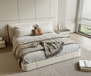 Modern Double Bed-ID:606952919
