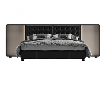 Modern Double Bed-ID:468616966