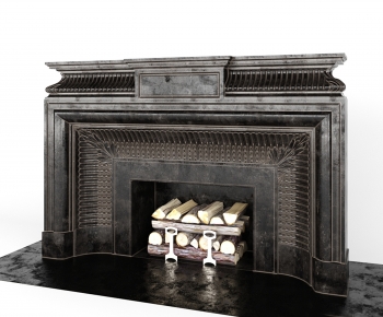 Simple European Style Fireplace-ID:351519668