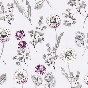 ModernAnimal And Plant Pattern Wallpaper