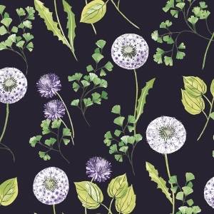 ModernAnimal And Plant Pattern Wallpaper