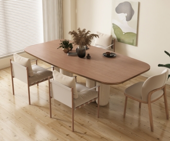Modern Dining Table And Chairs-ID:877829078