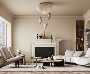 French Style A Living Room-ID:449026119
