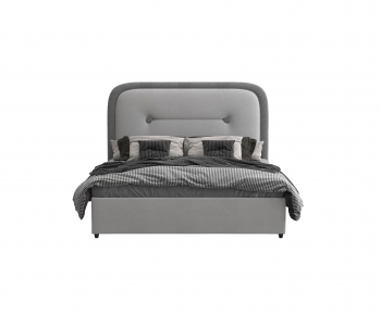 Modern Double Bed-ID:773574119