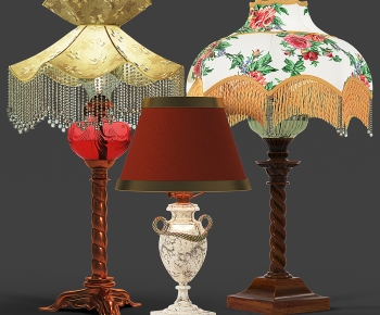 American Style Retro Style Table Lamp-ID:458079109