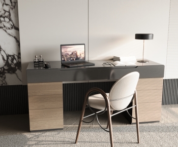 Modern Computer Desk And Chair-ID:757981061