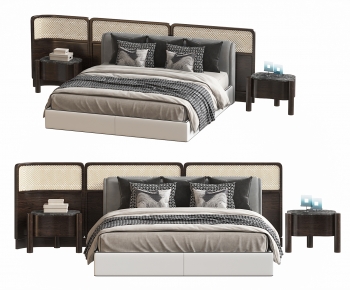 New Chinese Style Double Bed-ID:174472095