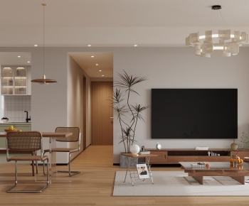 Wabi-sabi Style A Living Room-ID:261989123