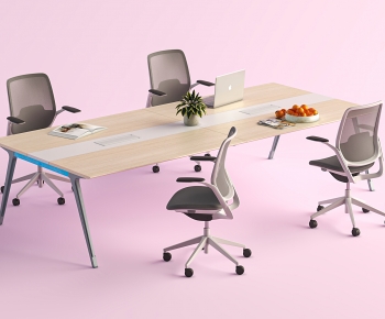 Modern Office Desk And Chair-ID:680766117