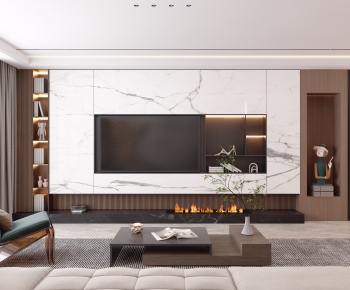 Modern A Living Room-ID:272224905