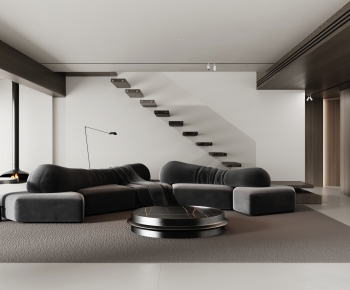 Modern A Living Room-ID:619858032