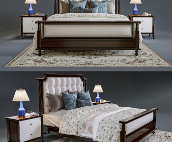 American Style Double Bed-ID:350155124