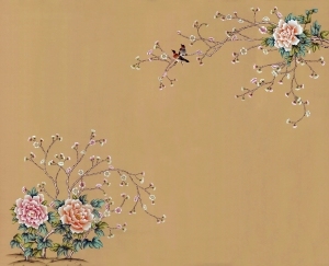中式新中式壁纸壁画-ID:5833269