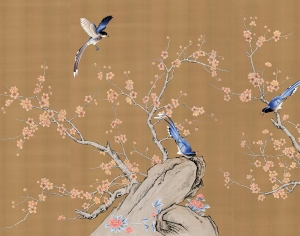 中式新中式壁纸壁画-ID:635257019