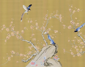 中式新中式壁纸壁画-ID:686397085