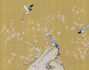 中式新中式壁纸壁画-ID:699686059