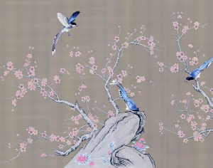 中式新中式壁纸壁画-ID:832627067
