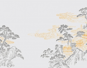 中式新中式壁纸壁画-ID:469739915